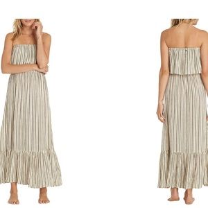 Billabong strapless maxi dress